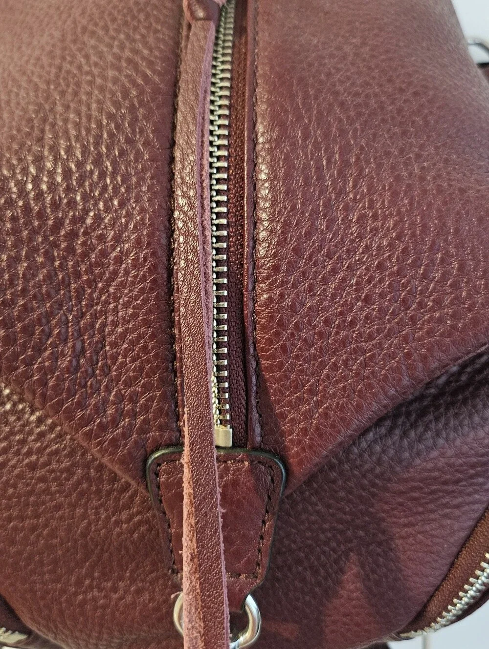 Rebecca Minkoff Burgundy Mini Backpack - Picture 7 of 12